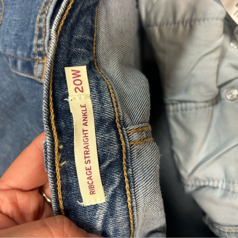 Levi's‎ ribcage straight ankle jeans NWT - Picture 5 of 9